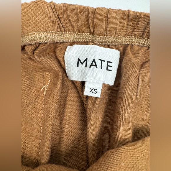 NWT - MATE the Label Tencel Sleep Shorts in Sedona Brown XS - Picture 7 of 8